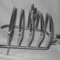 Antique novelty Art Deco silver plated Toast Rack / Letter Rack