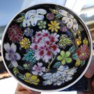 Oriental Ceramics : A Chinese famille noire Spice Dish