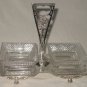 An exceptional quality Art Deco silver plated Walker and Hall double Sweetmeat