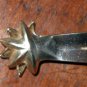 Solid Sterling Silver : A novelty large pair of Silver Sugar Tongs  squeeze mech