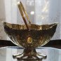 Antique Silver Plate : Good Quality Victorian Basket - gilt interior