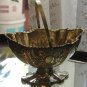 Antique Silver Plate : Good Quality Victorian Basket - gilt interior