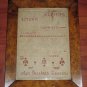 Textiles : A fine mid 19th century Sampler - good Maple Frame