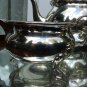 Antique Silver Plate: A three piece Teaset - early 20thC
