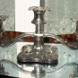 Vinntage Silver Plate : A low electroplated Candelabra