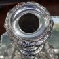 Antique Silver Plate : Pair Victorian cast Moorish Design Elkington Candlesticks