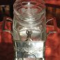 Antique Silver Plate : A stylish late Victorian Pickle Stand - cut glass Jar
