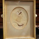 Antique Miniature: Of Mrs Drake - English School C. Early 19thC