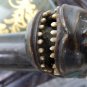 Antique Walking Sticks : Rare Colonial sectional grotesque handled Cane - 19thC