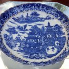 Antique Ceramics : An 18th century Caughley porcelain Temple Pattern Saucer Dish