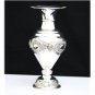 STUNNING 925 STERLING SILVER INTRICATE REPOUSSE FLORAL MOTIF FLOWER VASE ~ NEW