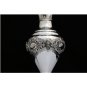 STUNNING 925 STERLING SILVER INTRICATE REPOUSSE FLORAL MOTIF FLOWER VASE ~ NEW