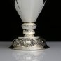 STUNNING 925 STERLING SILVER INTRICATE REPOUSSE FLORAL MOTIF FLOWER VASE ~ NEW
