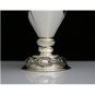 STUNNING 925 STERLING SILVER INTRICATE REPOUSSE FLORAL MOTIF FLOWER VASE ~ NEW