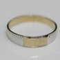 UNIQUE SOLID 14K YELLOW & WHITE GOLD MENS WEDDING BAND RING SZ 12.5 ~ 3 GRAMS