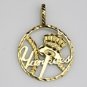 14K SOLID YELLOW GOLD NEW YORK YANKEES BASEBALL TEAM CHARM / PENDANT ~ FREE S&H