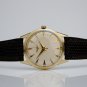 VINTAGE 1956 HANDSOME 10K YELLOW GOLD FILLED LONGINES WRIST WATCH SERVICED &100%