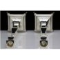 STUNNING SOLID 925 STERLING SILVER PAIR SHABBAT CANDLESTICKS 12" TALL ~BRAND NEW