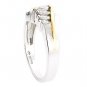BEAUTIFUL 14K TWO TONE GOLD & MARQUISE DIAMOND FASHION RING BAND~ FREE S&H