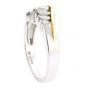 BEAUTIFUL 14K TWO TONE GOLD & MARQUISE DIAMOND FASHION RING BAND~ FREE S&H