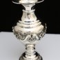 NEW 925 STERLING SILVER INTRICATE REPOUSSE FLORAL MOTIF FLOWER VASE ~MAGNIFICENT
