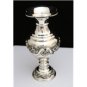 NEW 925 STERLING SILVER INTRICATE REPOUSSE FLORAL MOTIF FLOWER VASE ~MAGNIFICENT