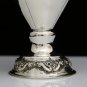 NEW 925 STERLING SILVER INTRICATE REPOUSSE FLORAL MOTIF FLOWER VASE ~MAGNIFICENT