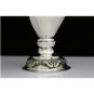NEW 925 STERLING SILVER INTRICATE REPOUSSE FLORAL MOTIF FLOWER VASE ~MAGNIFICENT