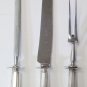 Vintage Sterling Silver & Stainless Steel Hunt Silver Co. 3 Pc Carving Set RARE!