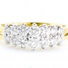 STUNNING ~ 18K YELLOW GOLD 1.15 CARAT ROUND DIAMOND FASHION RING ~ E/VS1
