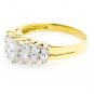 STUNNING ~ 18K YELLOW GOLD 1.15 CARAT ROUND DIAMOND FASHION RING ~ E/VS1