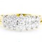 STUNNING ~ 18K YELLOW GOLD 1.15 CARAT ROUND DIAMOND FASHION RING ~ E/VS1