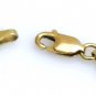 10K SOLID YELLOW GOLD 4.5MM ITALIAN ANCHOR MARINER LINK CHAIN BRACELET 7.25" 3GR