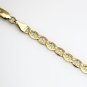 10K SOLID YELLOW GOLD 4.5MM ITALIAN ANCHOR MARINER LINK CHAIN BRACELET 7.25" 3GR