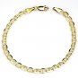 10K SOLID YELLOW GOLD 4.5MM ITALIAN ANCHOR MARINER LINK CHAIN BRACELET 7.25" 3GR