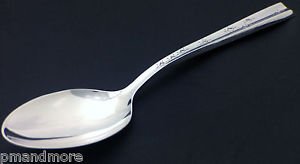 1958 STIEFF DIAMOND STAR SOLID STERLING SILVER SOUP SPOON 6-8/10" -MINT COND'!