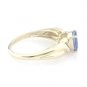 STUNNING 14K SOLID YELLOW GOLD 1 CARAT PEAR SHAPED TANZANITE RING ~ SIZE 8