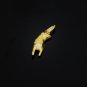 SOLID ITALIAN 18K YELLOW GOLD ROCK & ROLL / ROCK ON HAND SIGN 3D PENDANT / CHARM