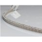 GORGEOUS 14K WHITE GOLD & 4.87 TCW DIAMOND BOX TENNIS BRACELET ~ BRAND NEW ~