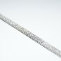 GORGEOUS 14K WHITE GOLD & 4.87 TCW DIAMOND BOX TENNIS BRACELET ~ BRAND NEW ~