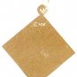 14K SOLID YELLOW GOLD MERRY CHRISTMAS CHARM / PENDANT ~ MINT COND'! ~ FREE S&H