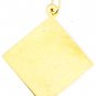 14K SOLID YELLOW GOLD MERRY CHRISTMAS CHARM / PENDANT ~ MINT COND'! ~ FREE S&H