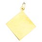 14K SOLID YELLOW GOLD MERRY CHRISTMAS CHARM / PENDANT ~ MINT COND'! ~ FREE S&H