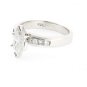 14K WHITE GOLD MARQUISE CUT DIAMOND ENGAGEMENT RING 1.14 TCW ~ F/SI2 ~ FREE S&H