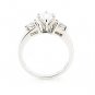 BEAUTIFUL PLATINUM 1.45 TCW PEAR SHAPED DIAMOND ENGAGEMENT RING ~H/SI1~ FREE S&H