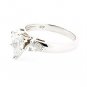 BEAUTIFUL PLATINUM 1.45 TCW PEAR SHAPED DIAMOND ENGAGEMENT RING ~H/SI1~ FREE S&H