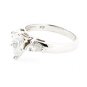 BEAUTIFUL PLATINUM 1.45 TCW PEAR SHAPED DIAMOND ENGAGEMENT RING ~H/SI1~ FREE S&H