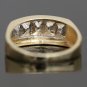 WIDE SOLID 14K YELLOW GOLD .50TW DIAMOND MENS WEDDING BAND RING SZ 12.5 ~ 5.5GR