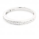 14K WHITE GOLD ROUND DIAMOND ANNIVERSARY BAND RING .25 CARAT -G/SI ~ FREE S&H