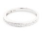 14K WHITE GOLD ROUND DIAMOND ANNIVERSARY BAND RING .25 CARAT -G/SI ~ FREE S&H
